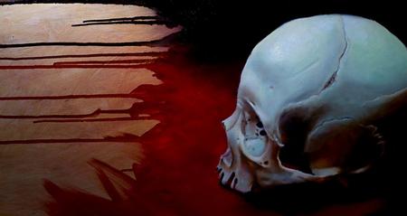 Tattoos - Jeff Gogue skull - 90041